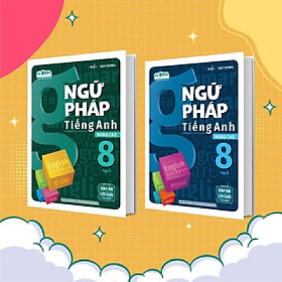 Sách Ngữ Pháp Tiếng Anh Nâng Cao Lớp 8 - Combo 2 Tập - Megabook