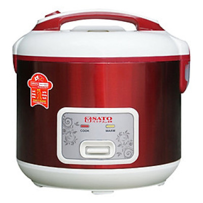 Nồi cơm điện SATO S30-30F 3 lít (Màu đỏ) - Hàng chính hãng