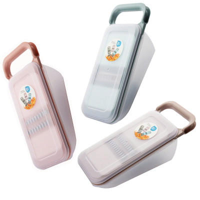 Dụng Cụ Bào Củ Quả, Thạch Sợi Trà Sữa Có Khay Đựng, Nhỏ Gọn Tiện Lợi - Henrysa