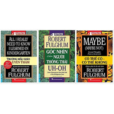 Sách - Trường Mẫu Giáo Uyên Thâm + Góc Nhìn Của Người Thông Thái + Có Thể Có, Có Thể Không - Combo 3 Cuốn