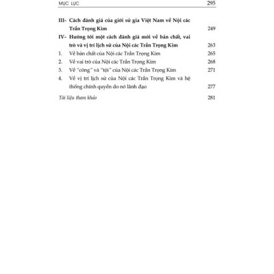 Nội các Trần Trọng Kim. Bản chất, vai trò và vị trí lịch sử ( Xuất bản lần thứ tư, có chỉnh sửa, bổ sung) - bản in 2025