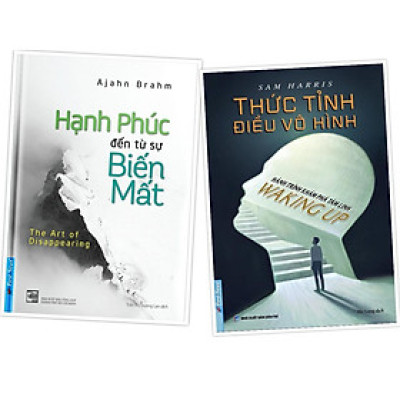 Sách - Combo Hạnh phúc đến từ sự biến mất + Thức tỉnh điều vô hình - FirstNews