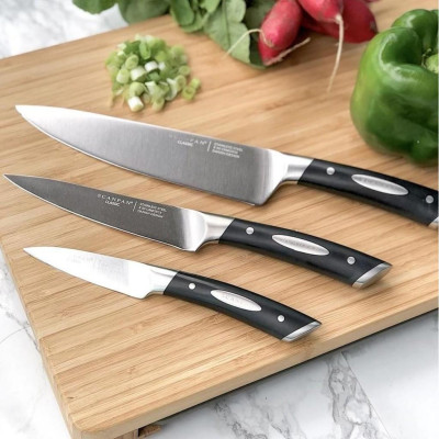 Dao thái thịt, dao thái rau củ quả đa năng Scanpan Classic 15cm 92501500, thép không gỉ cao cấp
