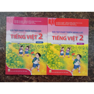 Sách - Combo Bài tập phát triển năng lực môn Tiếng Việt lớp 2 (2 tập) - Theo chương trình giáo dục phổ thông 2018