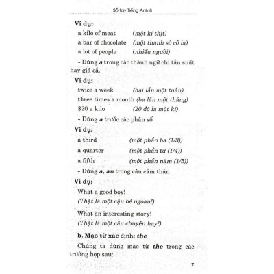 Sách - Sổ Tay Tiếng Anh Lớp 8 - Dùng Chung Cho Các Bộ SGK Hiện Hành - Hồng Ân