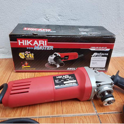 Máy Mài Cắt Góc Cầm Tay Hikari Master K6-100 Công Suất 670W, Đường Kính Đĩa 100mm, Mài Kim Loại, Gỗ, Đá, Cắt Bàn, Công Tắc Đuôi  – Hàng Chính Hãng  