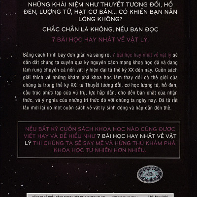 7 Bài Học Hay Nhất Về Vật Lý (Tái Bản) (Tặng kèm Tickbook)