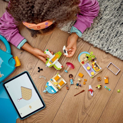 Đồ Chơi Lắp Ráp Vali Du Lịch Biển Sáng Tạo LEGO FRIENDS 42672 (188 chi tiết)
