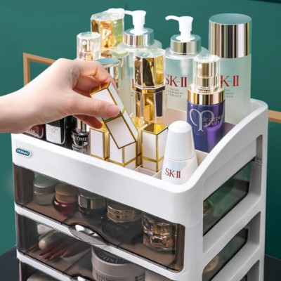 Tủ Kệ Đựng Mỹ Phẩm Đồ- Kệ Trang Điểm- Kệ Trang Sức 2/3/4 Tầng Ngăn Kéo Tiện Dụng- Cosmetic shelf