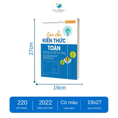 Sách - Combo Làm chủ kiến thức bằng sơ đồ tư duy Toán - Ngữ Văn - Tiếng Anh Lớp 7 - TKBooks