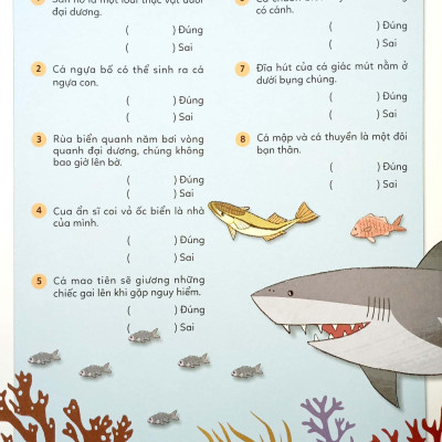 Sticker Bước Vào Thế Giới Thiên Nhiên Kỳ Thú - Tập 1 - Lặn Sâu Vào Thế Giới Dưới Đáy Biển