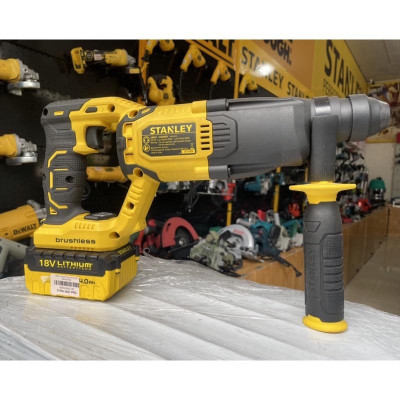 MÁY KHOAN CẦM TAY 18V/BL-3 CHỨC NĂNG 26MM STANLEY SBR20M2K-B1- HÀNG CHÍNH HÃNG