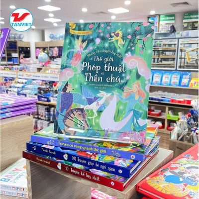 Sách - Tủ Sách Vàng Cho Con - Những Câu Chuyện Hay Nhất Về Thế Giới Phép Thuật Và Thần Chú - Tân Việt Books