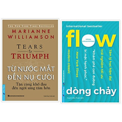 Sách - Combo Từ Nước Mắt Đến Nụ Cười + Flow Dòng Chảy - First News