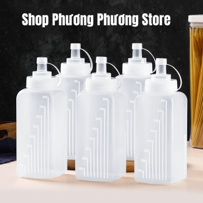CHAI BÓP ĐỰNG TƯƠNG ỚT NƯỚC SỐT ĐỒ PHA CHẾ CHUYÊN DÙNG CHO NHÀ HÀNG KHÁCH SẠN QUÁN BAR DT 800ML VÀ 1000ML CAO CẤP HÀNG MỚI