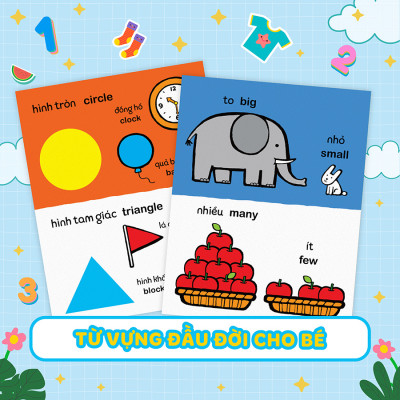 My First Numbers - Shapes - Colors - Sách Từ Vựng Đầu Đời Cho Bé
