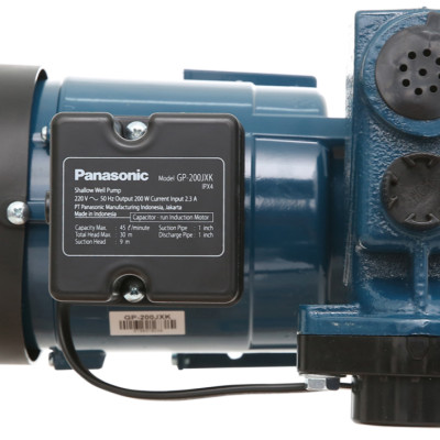 Máy bơm nước 200W panasonic chính hãng - Máy bơm đẩy cao dây nguồn 1,6m