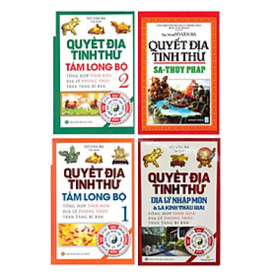 Combo Quyết Địa Tinh Thư - Bộ Số 2 (Bộ 4 Cuốn) (QB)