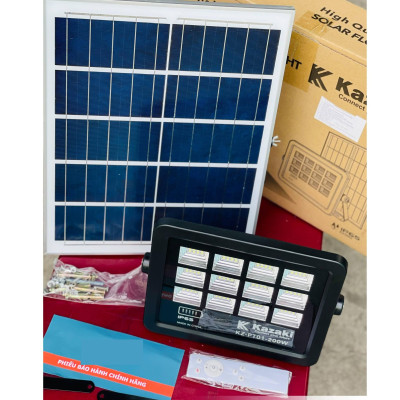 ĐÈN NĂNG LƯƠNG MẶT TRỜI KAZAKI KZ-PT01-200W- HÀNG CHÍNH HÃNG