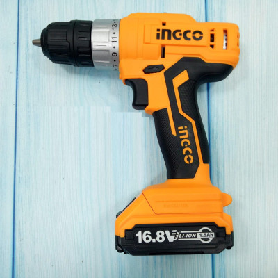 MÁY KHOAN VẶN VÍT DÙNG PIN 16.8V /1.5AH 10MM  INGCO CDLI1612 - HÀNG CHÍNH HÃNG