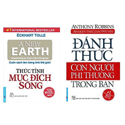 Combo 2 Cuốn Sách Kỹ Năng Sống Để Thành Công: Thức Tỉnh Mục Đích Sống (Tái Bản 2019) + Đánh Thức Con Người Phi Thường Trong Bạn (Tái Bản 2019) / Sách Tư Duy - Kỹ Năng Sống Hay (Tặng Kèm Bookmark Happy Life)