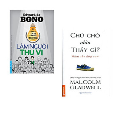 Combo 2 cuốn sách: Làm Người Thú Vị + Chú chó nhìn thấy gì