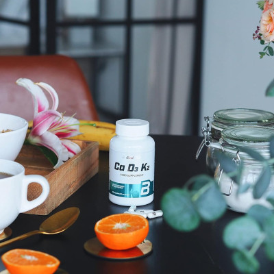 Biotech USA Ca D3 K2 (90 Viên) - Bổ Sung Canxi, Vitamin D3 K2