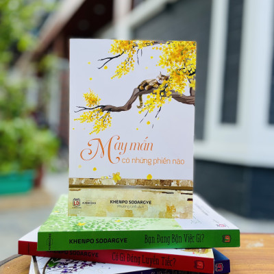 Combo Sách An Trú Trong Hiện Tại - Sách Phật Giáo, Nghệ Thuật, Văn Hóa Tác Giả Khenpo Sodargye ( Tặng ảnh Kinh Hạnh Phúc ) - Hiệu Sách Genbooks, bìa mềm, in màu