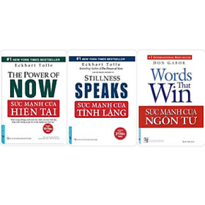 Sách - Combo Sức mạnh của hiện tại + Sức mạnh của tĩnh lặng + Sức mạnh của ngôn từ - FirstNews