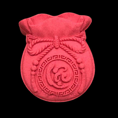 Khuôn trung thu lò xo, khuôn ép xôi túi tiền chữ Lộc loại 50 gram - Mã số 1131