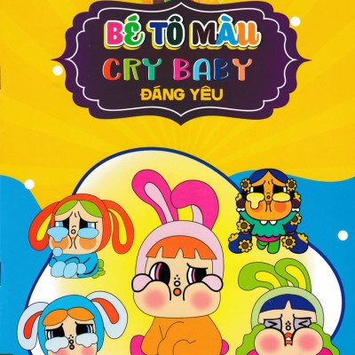 Combo Bé Tô Màu Cry Baby - Đáng Yêu + Vui Đùa Với Các Bạn (Bộ 2 Cuốn) - HA