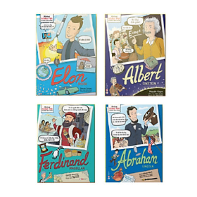 Combo Những Nân Vật Truyền Cảm Hứng ( Bộ 4 Cuốn)