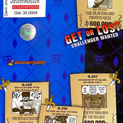 One Piece 500 Quiz Book - Get Or Lost Challenge Wanted - Tập 2