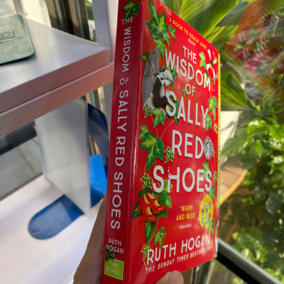 Sách - The Wisdom of Sally Red Shoes by Ruth Hogan | An irresistible novel of unexpected friendships / English Novel / Contemporary Fiction / Ngoại văn Nhập khẩu