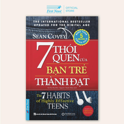 Sách - 7 Thói Quen Của Bạn Trẻ Thành Đạt - Khổ Lớn - First News