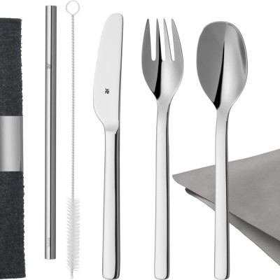 Bộ dao, thìa, dĩa, ống hút WMF Besteck-Set 8 món MY2GO Hàng Chính Hãng