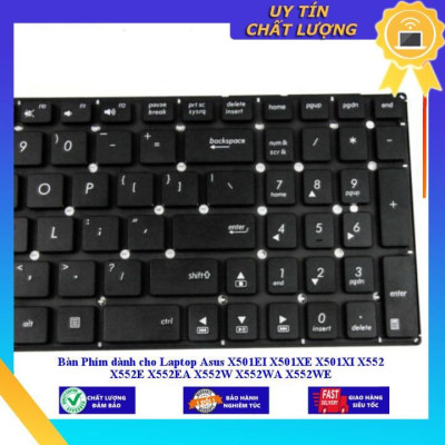 Bàn Phím dùng cho Laptop Asus X501EI X501XE X501XI X552 X552E X552EA X552W X552WA X552WE - Hàng Nhập Khẩu New Seal