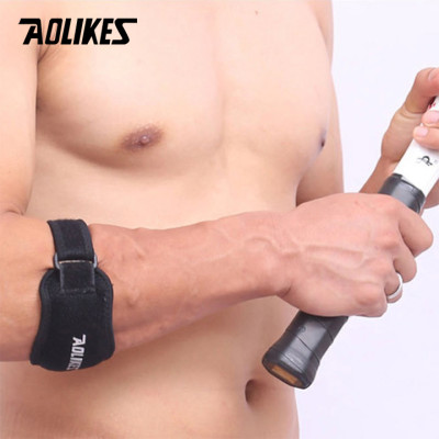 Đai bó cơ khủy tay AOLIKES 7949 hỗ trợ bắp cơ khi chơi thể thao sport pressure elbow