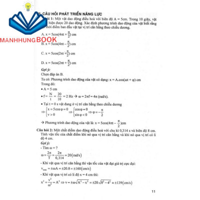 Sách - Học Tốt Vật Lí 11 (Dùng Kèm SGK Kết Nối Tri Thức Với Cuộc Sống)