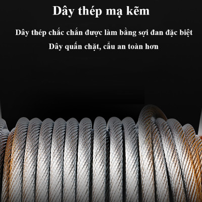 Bộ Tời Điện Kèm Rùa ABG PA600 (300/600Kg) 12 Mét - Máy Tời Treo Nâng Hạ Vật Nặng Dễ Dàng Trong Nhà Xưởng Công Nghiệp Và Đời Sống, Nâng Kéo Linh Hoạt, Hiệu Quả Cao - Hàng Chính Hãng (Giao Màu Ngẫu Nhiên)