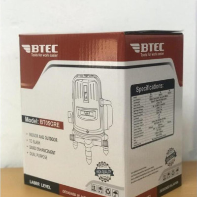 MÁY CÂN BẰNG CÂN MỰC LASER BTEC 5 TIA XANH BT-05GRE (DÒNG CAO CẤP- CÓ CHÂN 1M2)