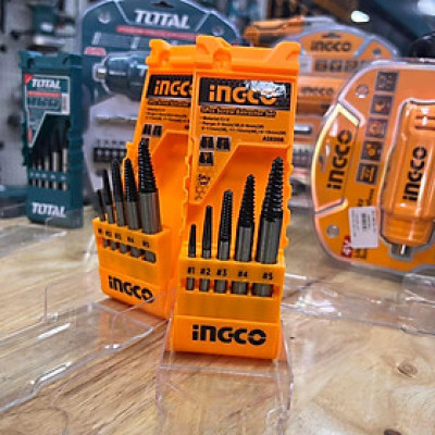 BỘ 5 MŨI VEN RĂNG INGCO ASE008 - HÀNG CHÍNH HÃNG