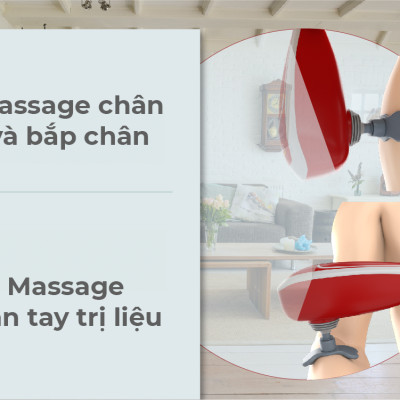 |GIÁ SỐC| Máy Massage Cầm Tay GINTELL - G-Relax EZ | 1 Năm Bảo Hành