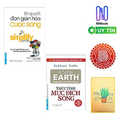 Combo Thức Tỉnh Mục Đích Sống và Bí Quyết Đơn Giản Hóa Cuộc Sống ( Tặng sổ tay xương rồng)