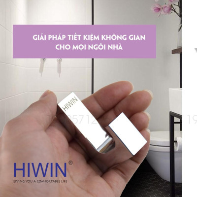 Móc đơn treo đồ đồng gương sáng bóng cao cấp Hiwin Y-3901C