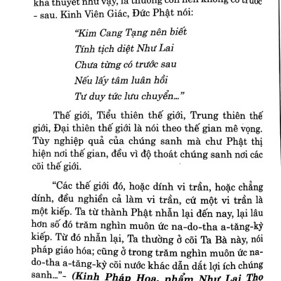 Chư Phật Và Thế Giới Chúng Sanh