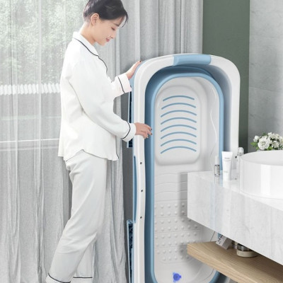 Bồn tắm gấp gọn bằng silicon cao cấp -bồn tắm cho cả gia đình 1m18-hàng chính hãng