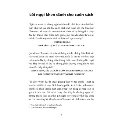 Sách - Tư Duy Về Tiên Bạc - Những Lựa Chọn Tài Chính Đúng Đắn & Sáng Suốt (TB) (ML)