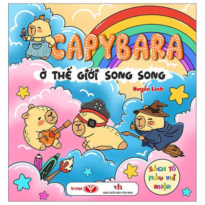 Sách - Sách Tô Màu Vui Nhộn - CapyBara Ở Thế Giới Song Song