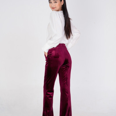 De Leah - Áo Suông Nhún Li Ngực - Trắng